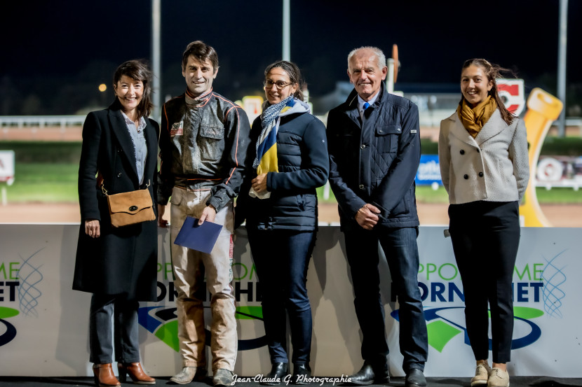 Eric Raffin vainqueur du Challenge du Trot 2022 de Pornichet